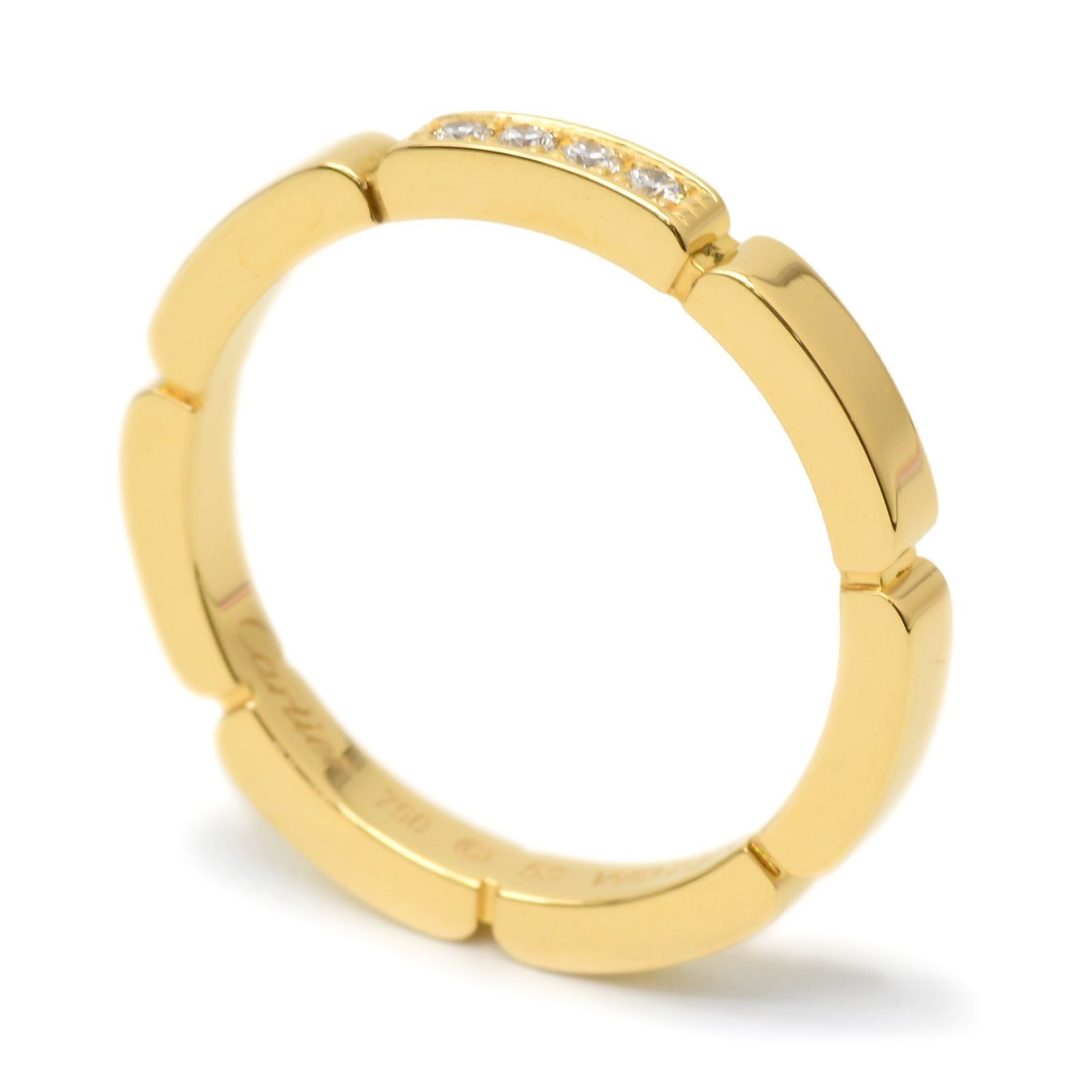 Cartier 750 ゴールド 3Pダイヤモンド リング 【公式通販】