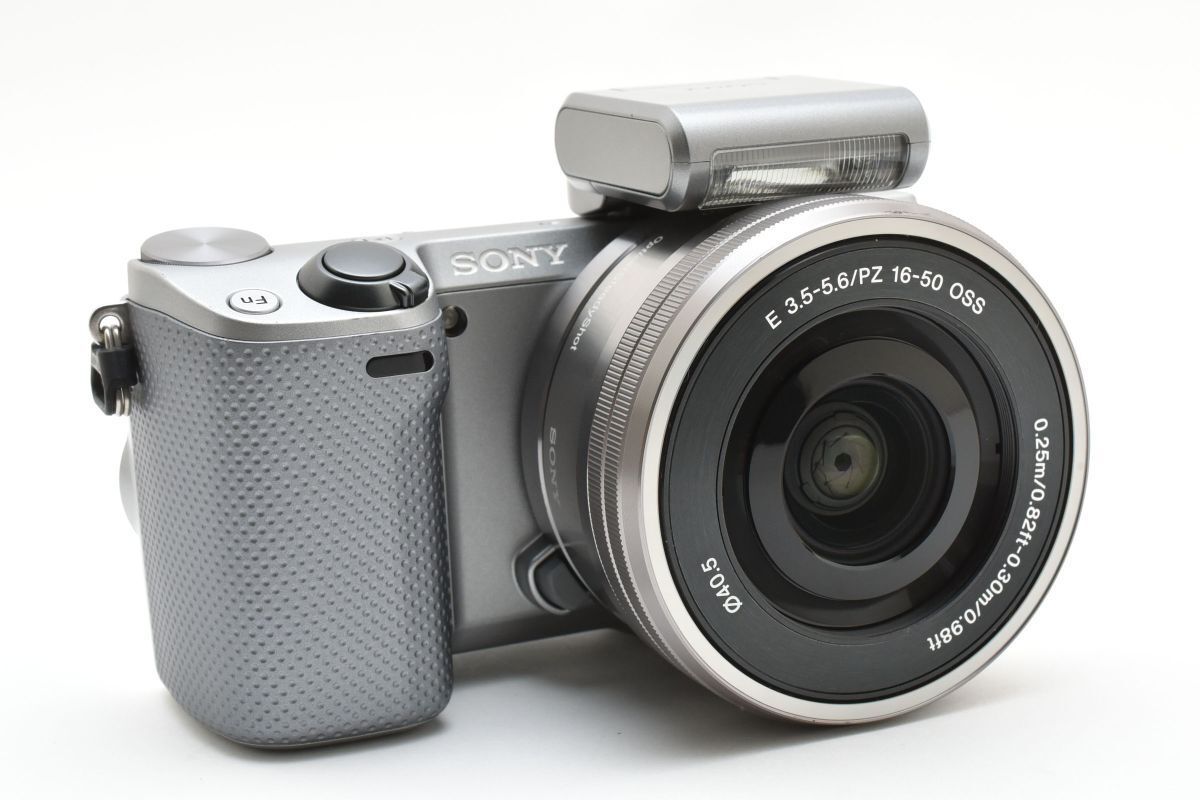 ショット数84回 極上品 SONY NEX-5R シルバー + E 16-50mm F3.5