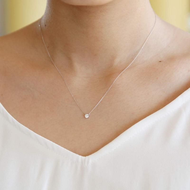 Canal4℃ K10 ホワイトゴールド ネックレス 馬蹄 ムーンストーン Canal4℃ K10 ホワイトゴールド ネックレス 馬蹄 ムーンストーン Canal4