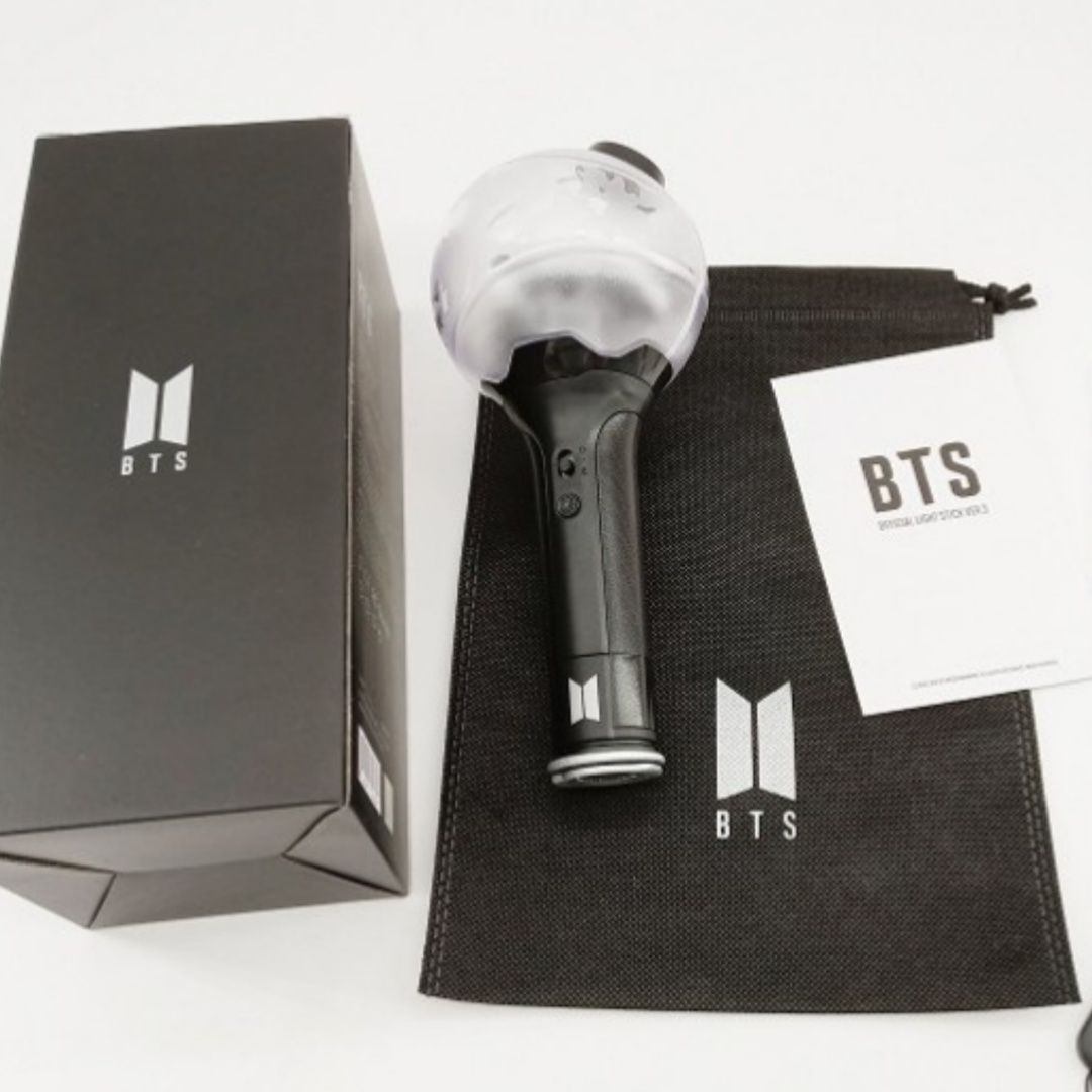 新品未開封 公式 BTS ペンライト Ver.3 アミボム トレカ付
