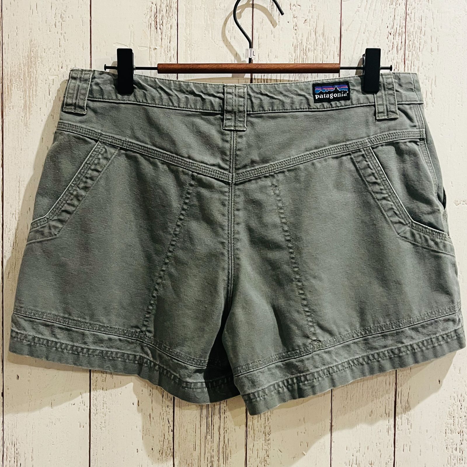 Patagonia カーキ Mサイズ ショートパンツ Patagonia／パタゴニア】オーガニックコットン ショートパンツ