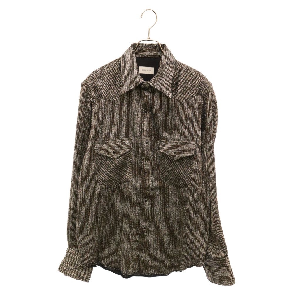 BED J.W. FORD (ベッドフォード) 23AW Glitter Western Shirts ウェスタンシャツ ゴールド 23AW-B-BL07