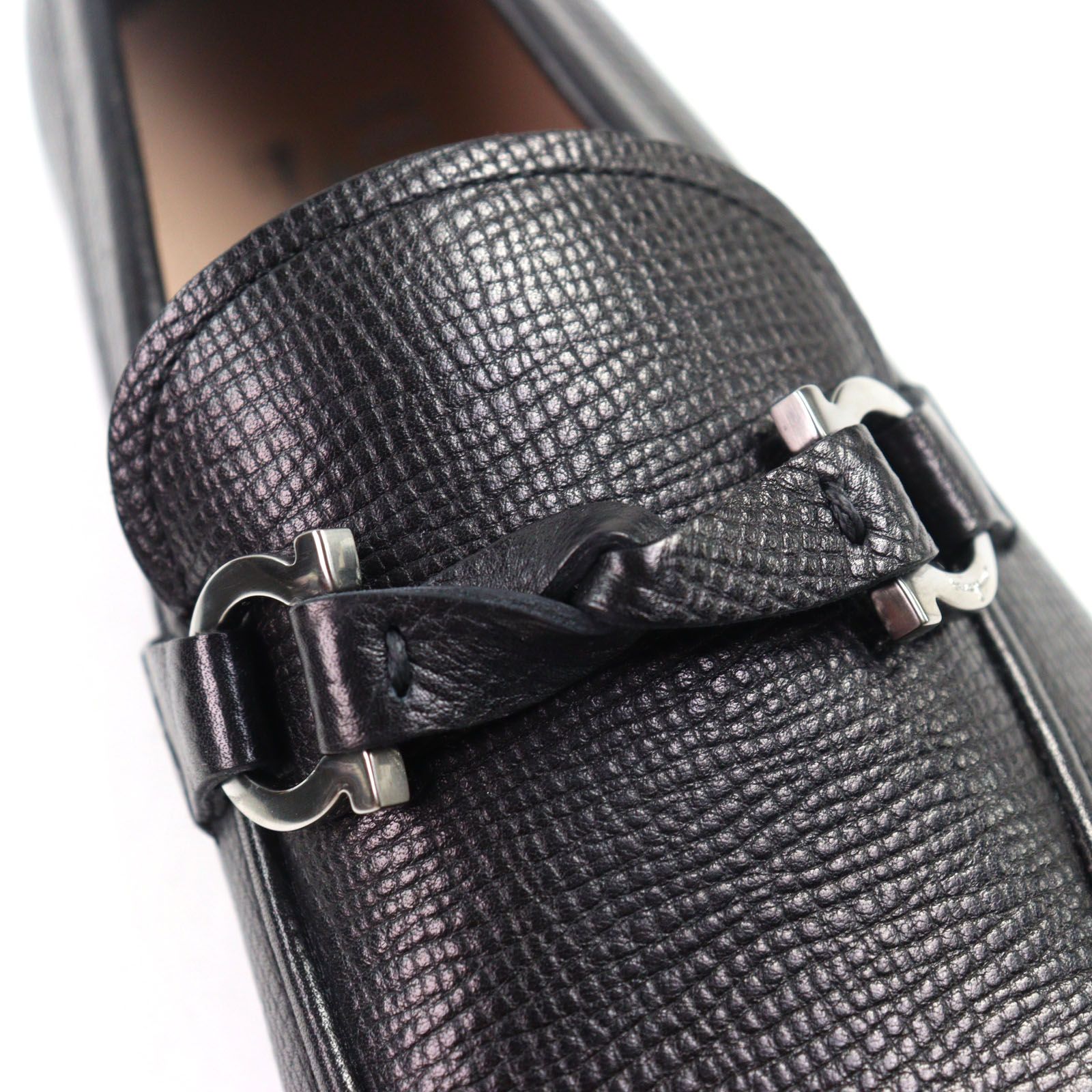 【極美品】 サルヴァトーレフェラガモ ローファー モカシン ガンチーニ ブラック Amazon | [Salvatore Ferragamo] [フェラガモ] ローファー