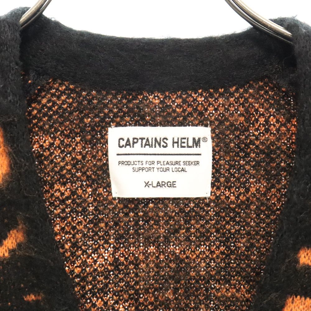 CAPTAINS HELM (キャプテンズ ヘルム) タイガー柄 ニットカーディガン 