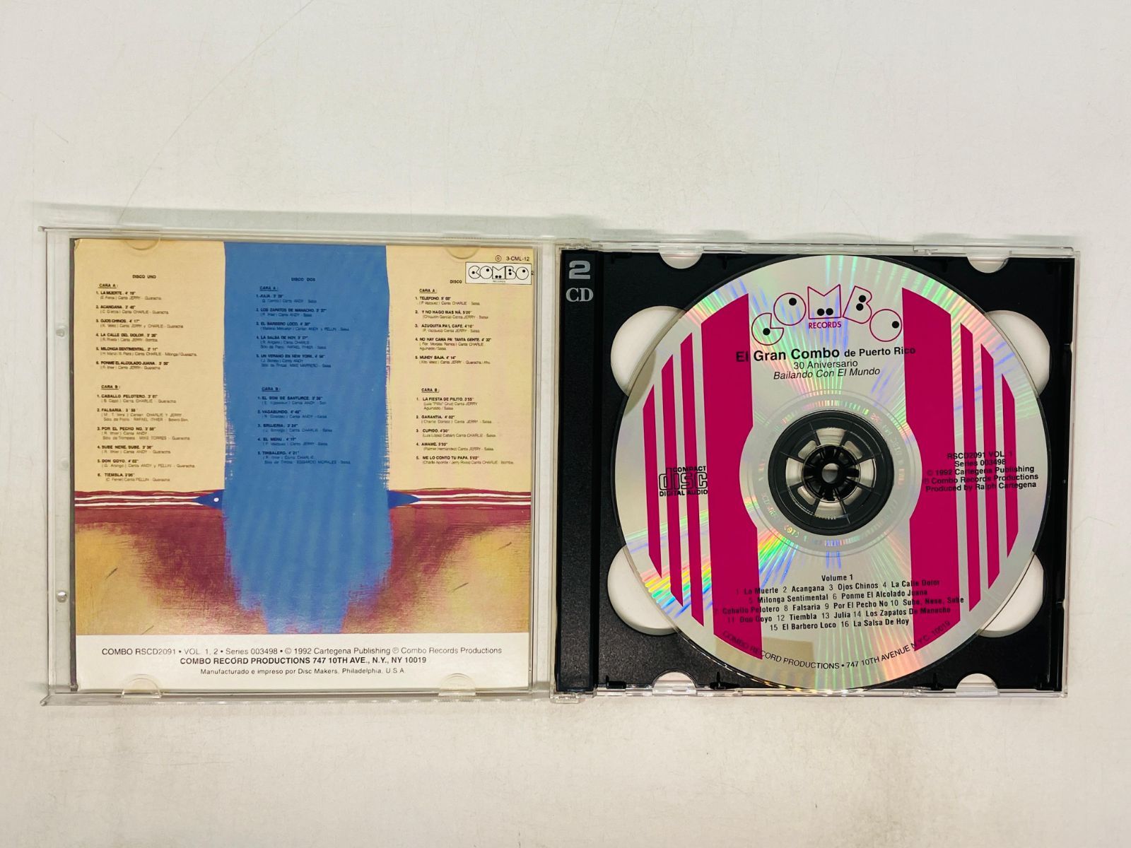 【中古】 Gran Combo / Gran Combo 2CD El Gran Combo de Puerto Rico / 30 Aniversario / Bailando
