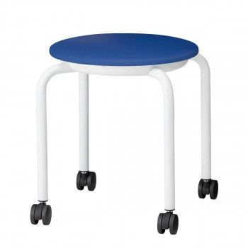 藤沢工業 TOKIO スツール JBM-C36TL-S インディゴブルー レザー 5脚入