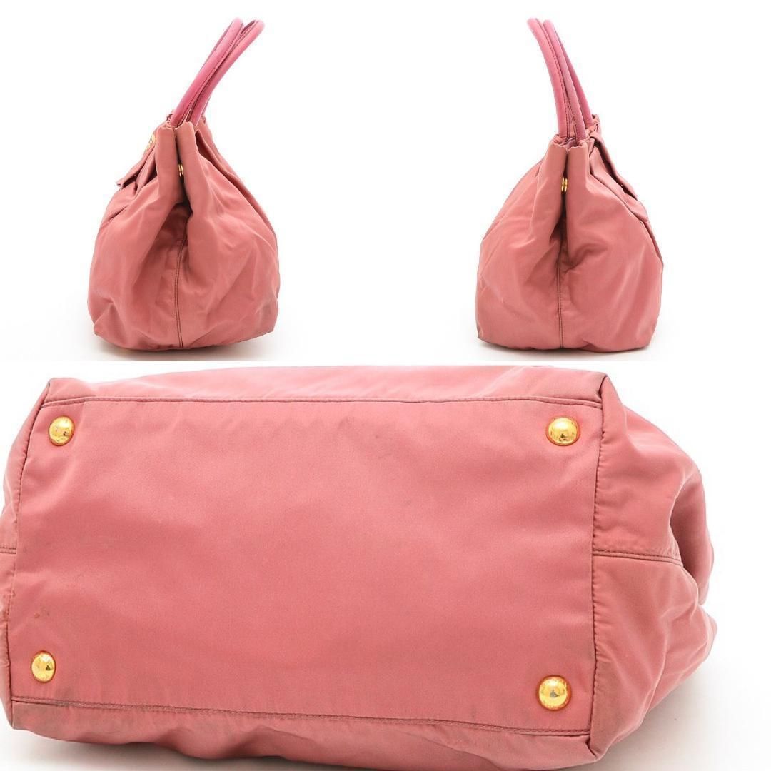 外ポケット×0個プラダ トートバッグ美品  - BN1601 ピンク