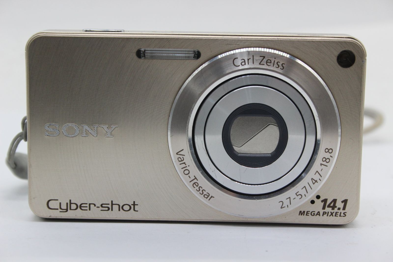 SONY 【返品保証】 ソニー SONY Cyber-shot DSC-W350 ゴールド 4x バッテリー付き コンパクトデジタルカメラ s9922
