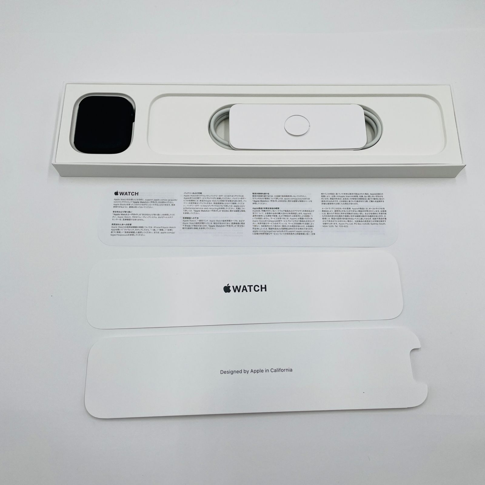 Apple Watch Series 7 GPS アルミニウム 45mm MKN53J A ミッドナイトスポーツバンド バッテリー最大容量78 C5026-60