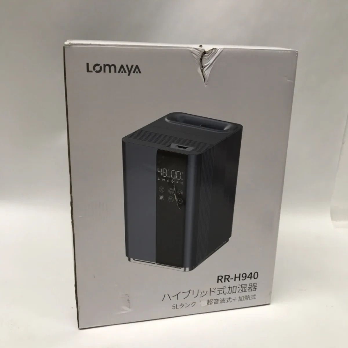 ハイブリッド式加湿器 LOMAYA RR-H940 黒