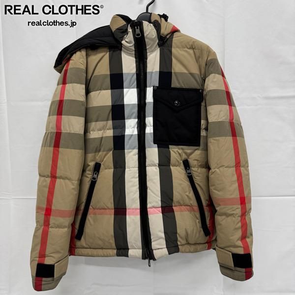 BURBERRY/バーバリー チェック柄 リバーシブル ダウンジャケット