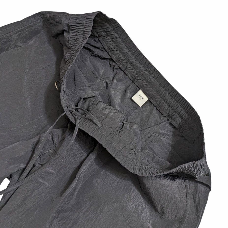 Ripstop Nylon Relax Tapered Pants (black) | OVY