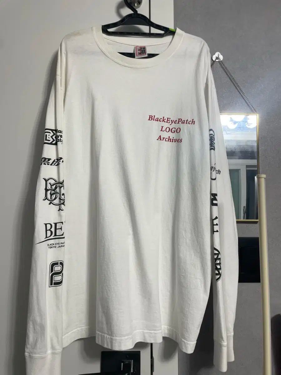 L ブラックアイパッチ 長袖 ロングスリーブ