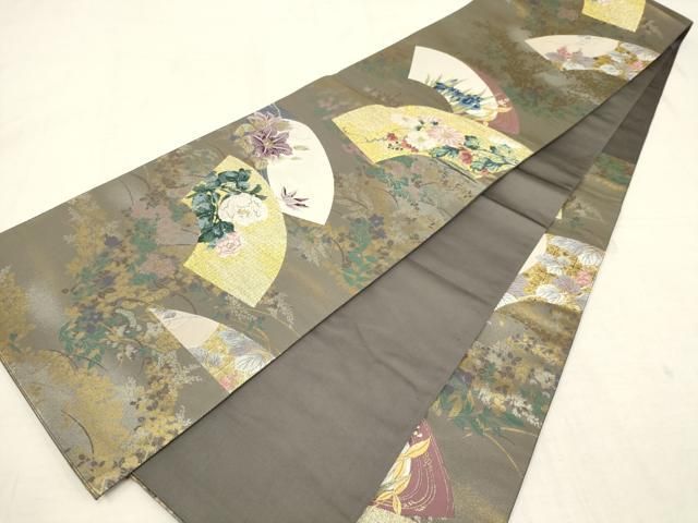 平和屋着物▽西陣 とみや織物謹製 とみや帯 六通柄袋帯 唐織 琳