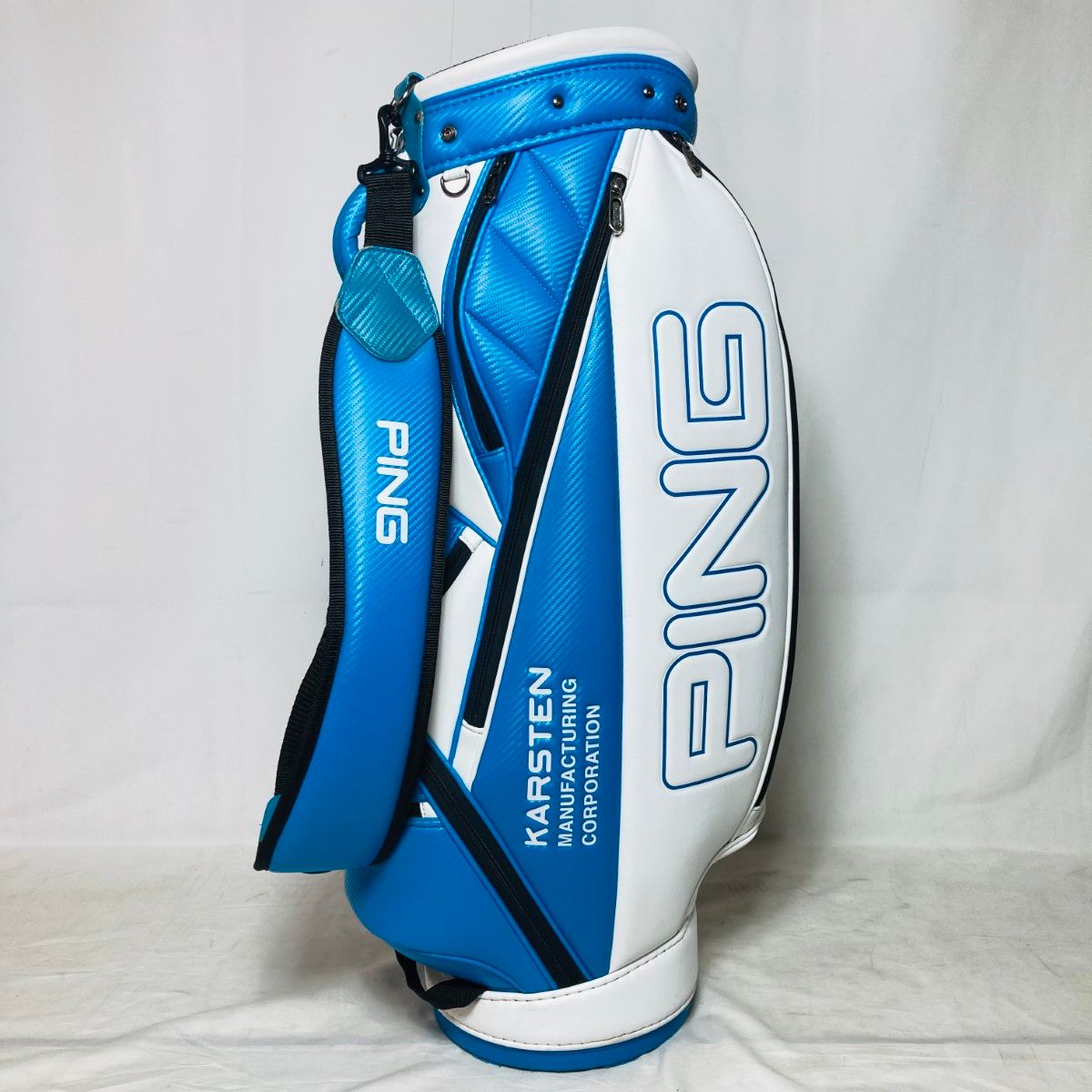 PING バイカラー CB-U212 2021年モデル キャディバッグ／ネイビー ピン