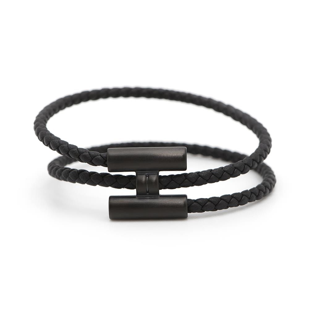 エルメス ブレスレット トゥルニ トレッセ ブラック|ブラック金具 スイフト HERMES アクセサリー 黒