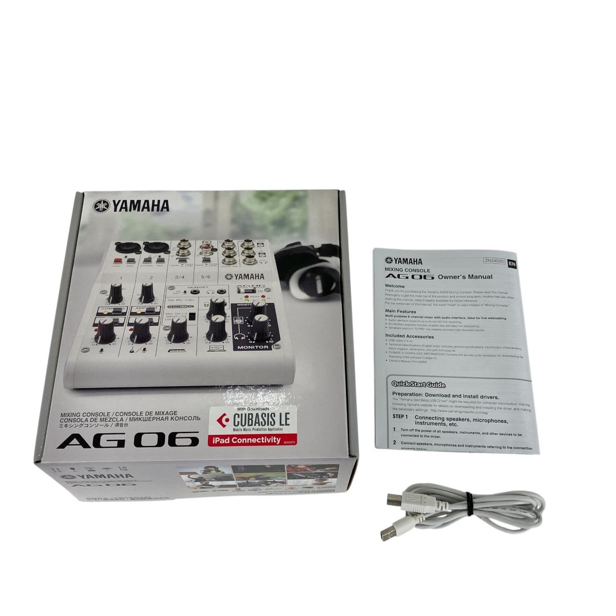 【中古品】YAMAHA AG06 NCNR YAMAHA ヤマハ AG06 ミキサー オーディオインターフェース 音響
