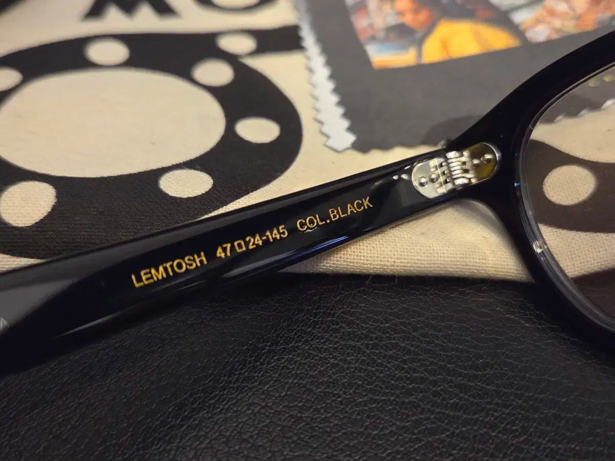 MOSCOT モスコット レムトッシュ ブラック 47 サイズ メガネ