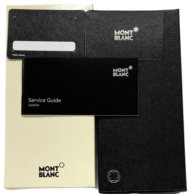 未使用 新古品 MONTBLANC モンブラン ラウンドジップ ペンケース ...