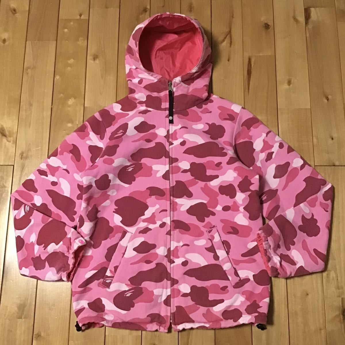 ☆リバーシブル☆ Pink camo パーカー ジャケット レディース TALL