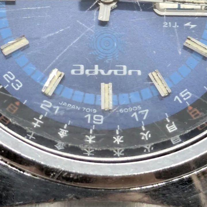 SEIKO advan Ref:7019-6050 セイコー アドバン デイデイト ブルー文字 