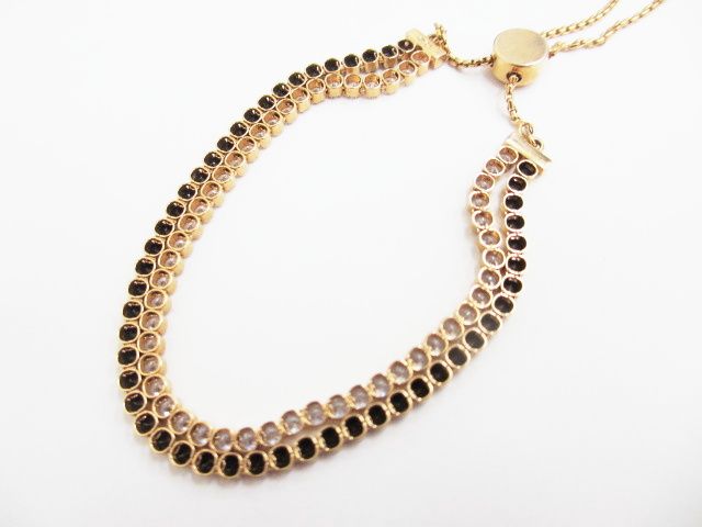 スワロフスキー SWAROVSKI Subtle サトル ダブル ブレスレット