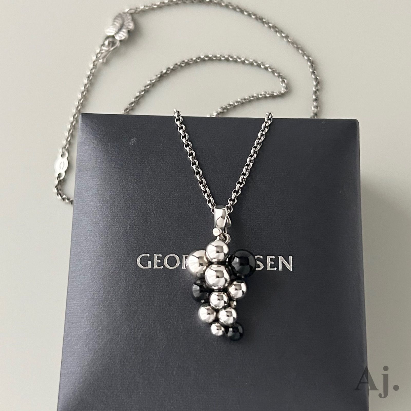 ジョージジェンセン ムーンライトグレープ オニキス ネックレス