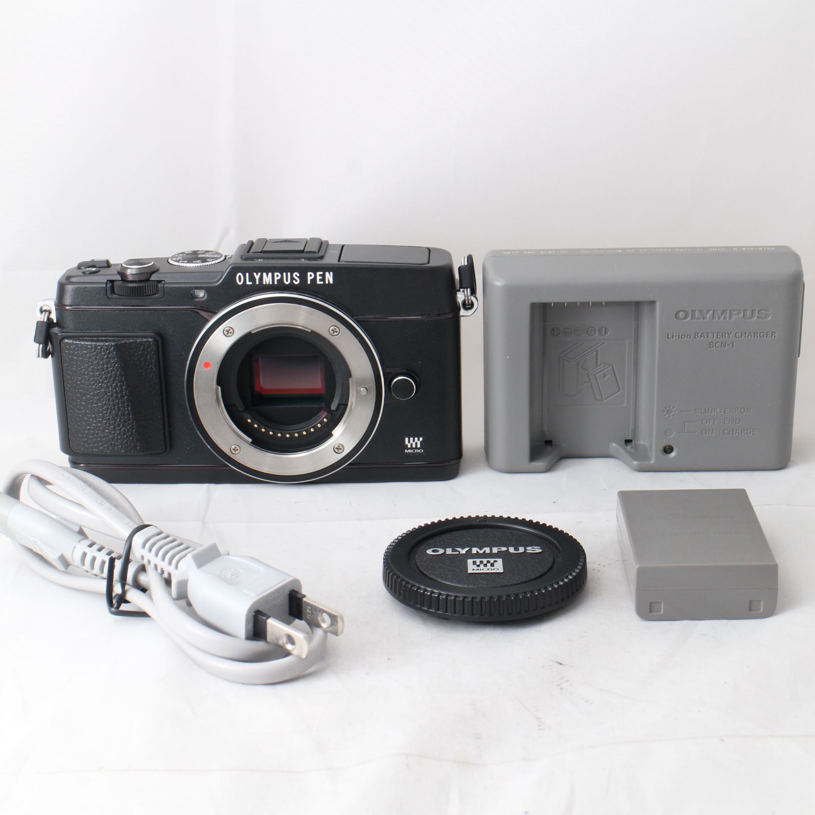 ☆実用品・ショット数2191☆ OLYMPUS PEN E-P5 ボディ ブラック E-P5 BODY BLK オリンパス ミラーレス一眼 #2718