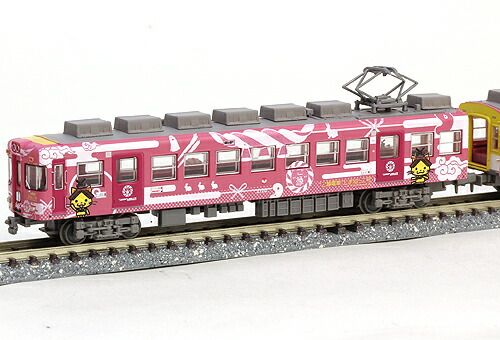 鉄コレ一畑電車2100系（しまねっこ号）2両セット 【トミーテック