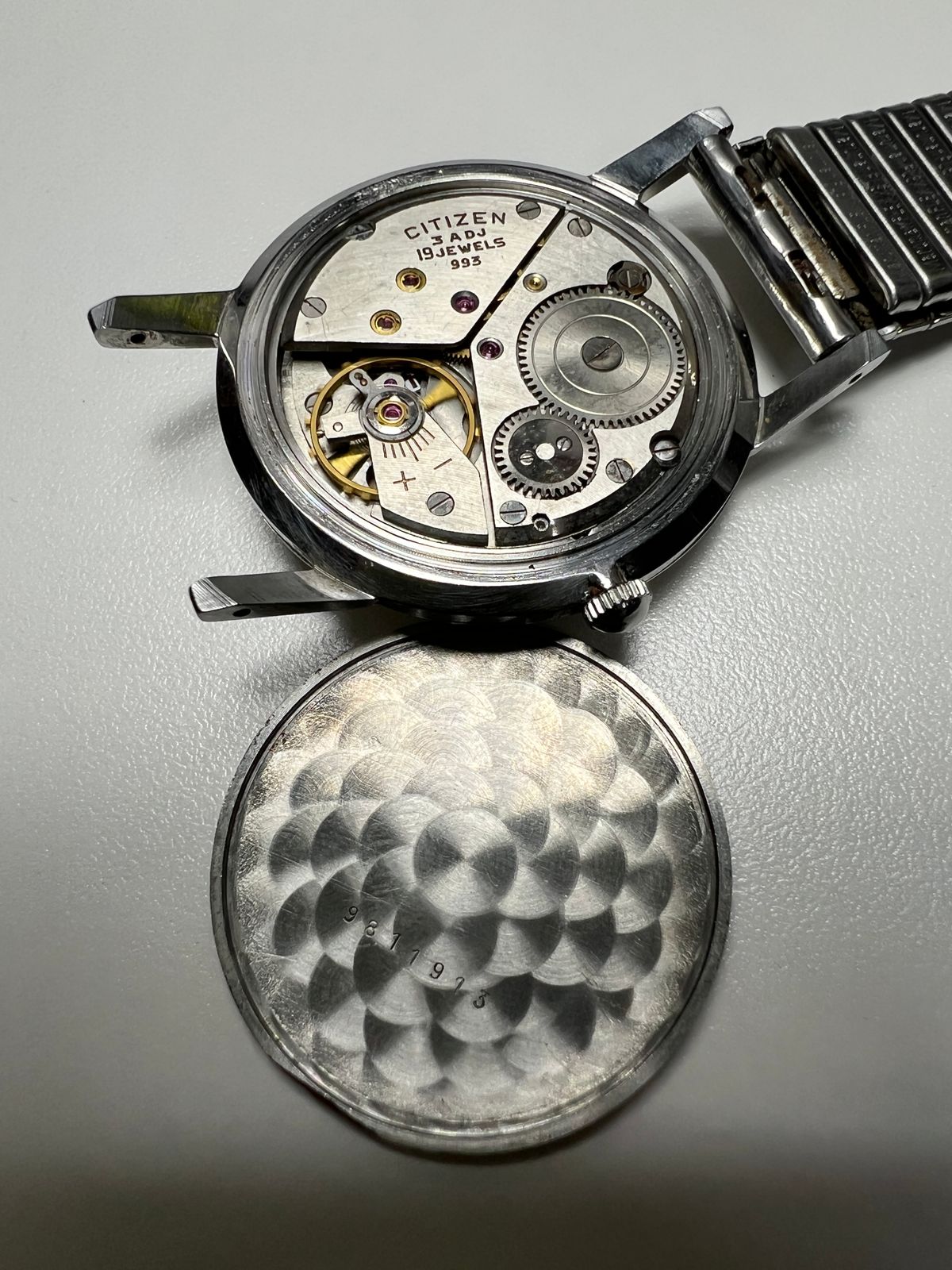 CITIZEN Deluxe 19JEWELS PARASHOCK PHYNOX 手巻 シチズン デラックス