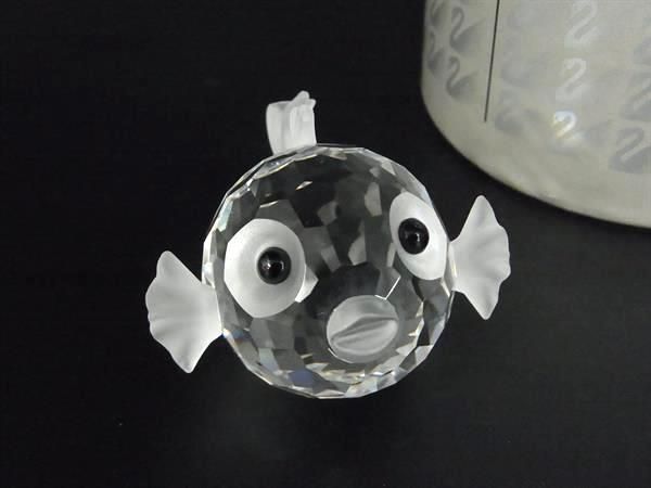 □新品□未使用□ SWAROVSKI スワロフスキー クリスタル フグ