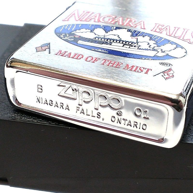 ZIPPO ライター カナダ製 2001年製 ナイアガラの滝 オンタリオ製 廃盤 