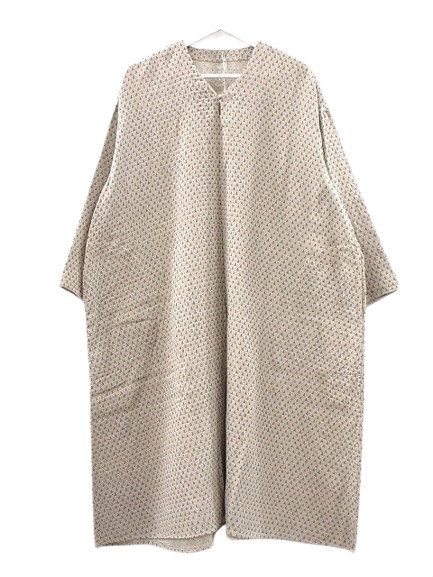 美品 Babaghuri ババグーリ コットン和紙 チュニック ワンピース 長袖 未使用品 ヨーガンレール JURGEN LEHL ババグーリ ダブルガーゼ