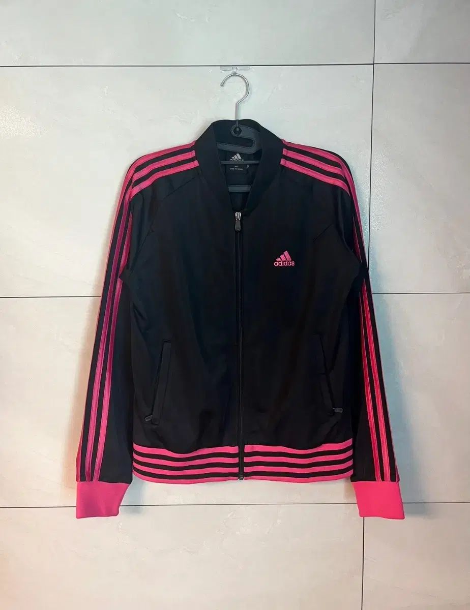 adidas アディダス ジャージ 黒 ピンク 95 size