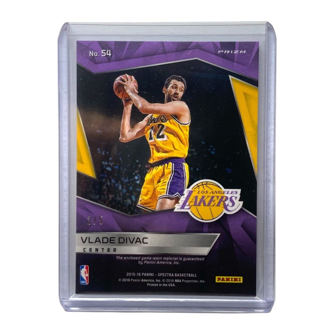 PANINI NBAカード SPECTRA PRIZM VLADE DIVAC LAKERS 3/5 #54 送料無料 中古 IT2 PANINI NBAカード SPECTRA PRIZM VLADE DIVAC LAKERS 3/5 #54