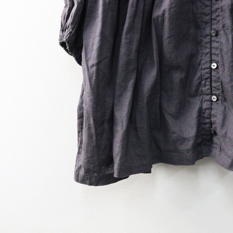 美品 2023SS ネストローブ nest Robe UpcycleLino×カラミ織り天然染め  