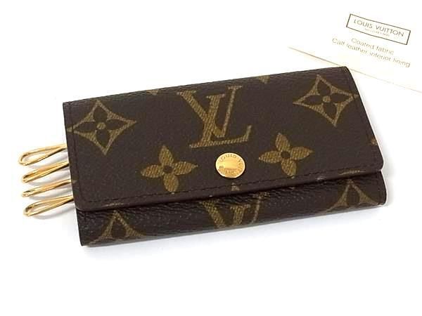 美品＊ルイヴィトン 4回キーケース モノグラム ゴールド金具 LOUIS VUITTON - LOUIS VUITTON ルイヴィトン ミュルティクレ4