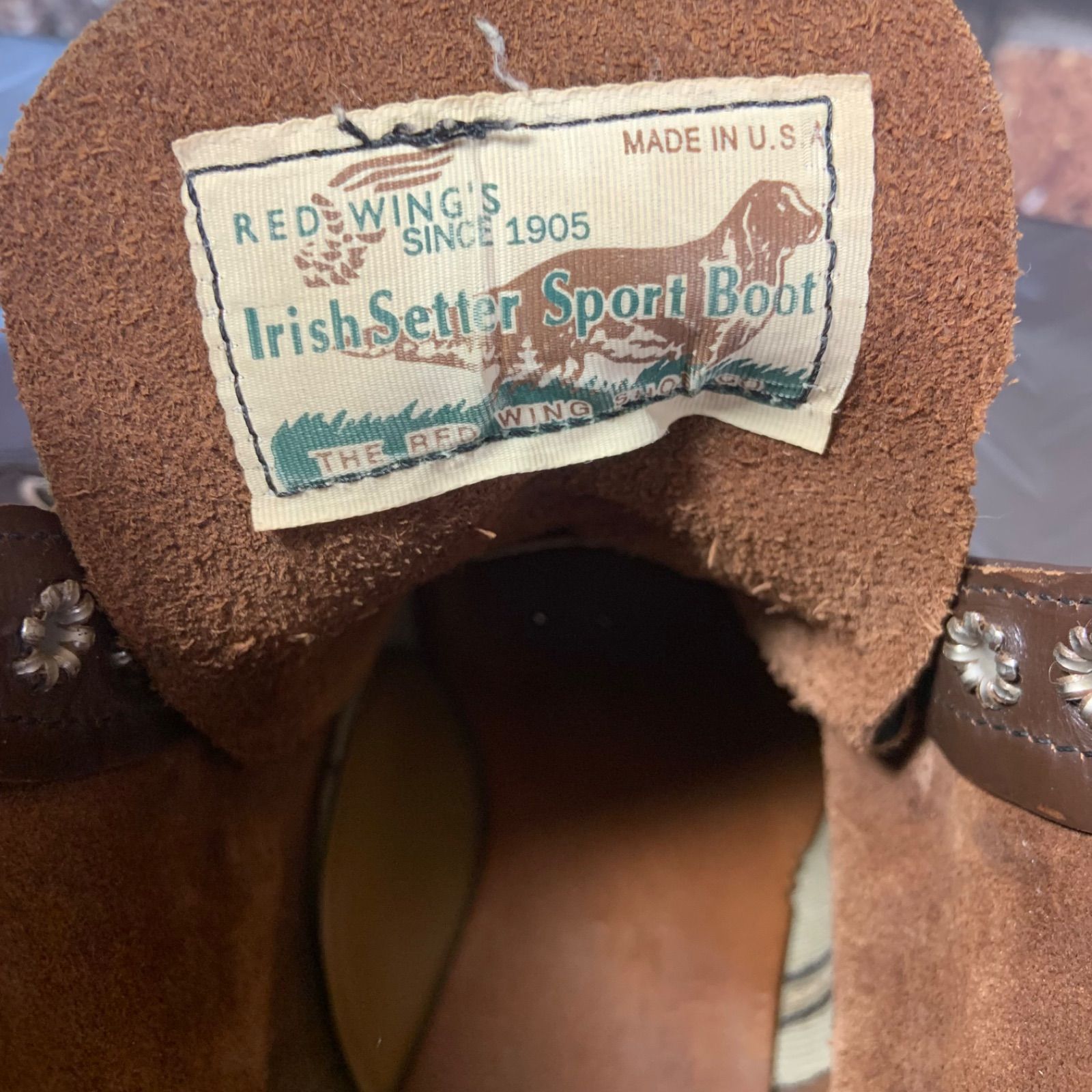 ☆REDWING 8134 廃盤モデル 四角犬タグ US7D (24D2) - メルカリ