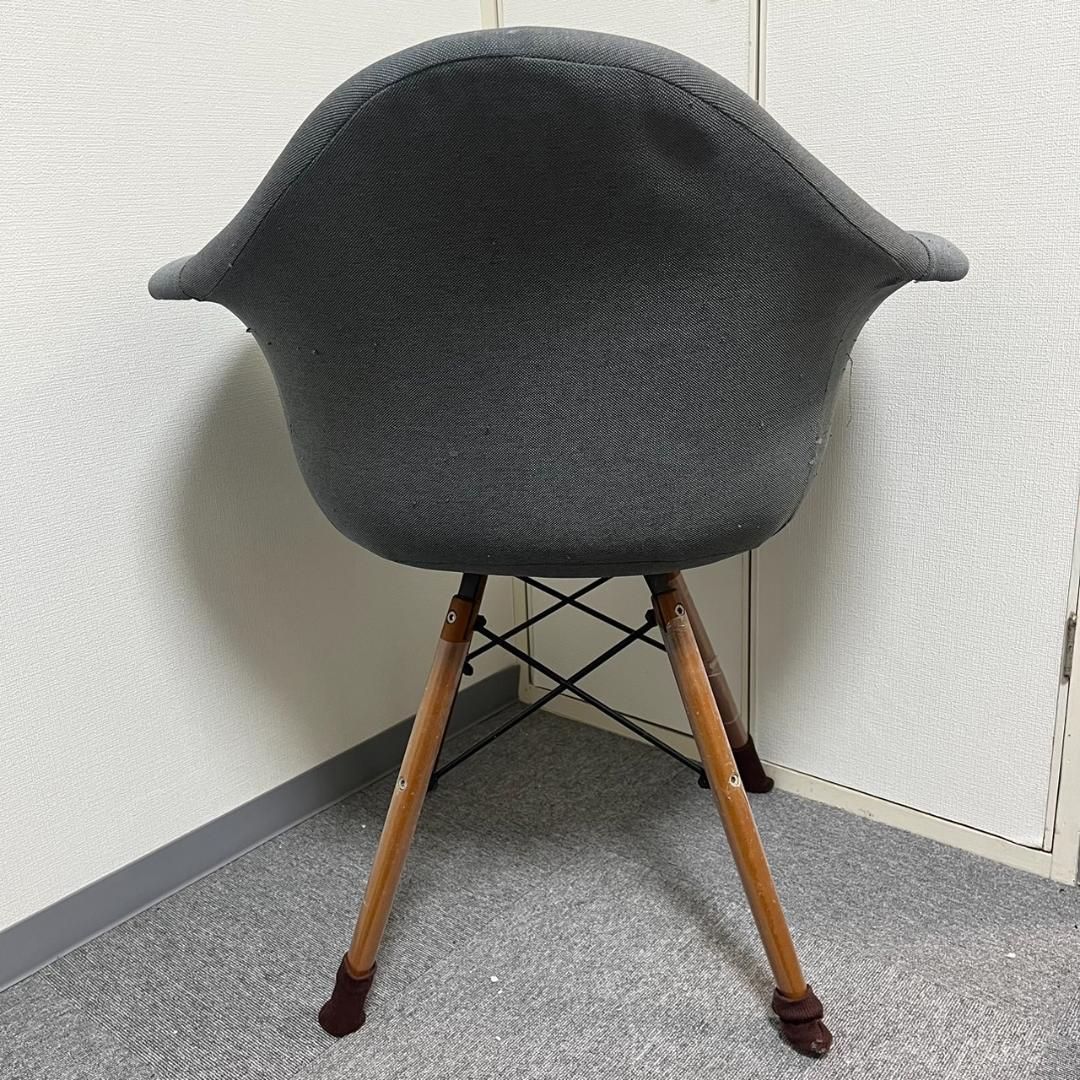 LOWYA アームシェルチェア グレー シェルチェア ファブリック LOWYA