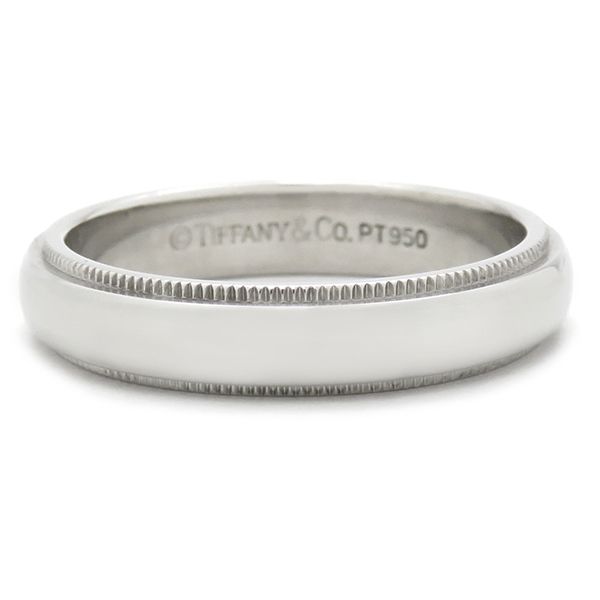 ティファニー Tiffany & Co リング 指輪 ミルグレイン バンドリング
