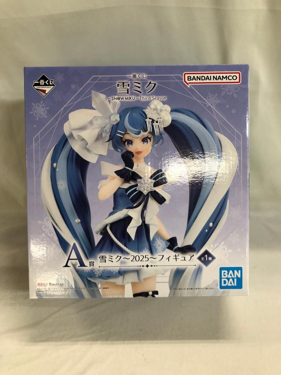 【未開封】A賞 雪ミク 2025 フィギュア 一番くじ 雪ミク ～SNOW MIKU～ Third Season