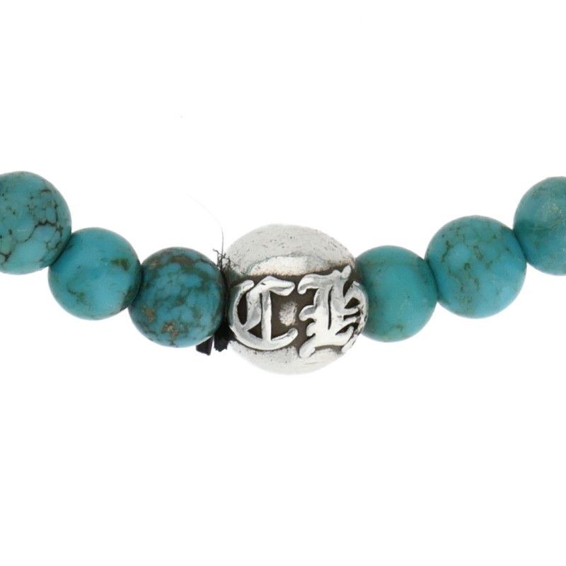 mmターコイズビーズブレスレット