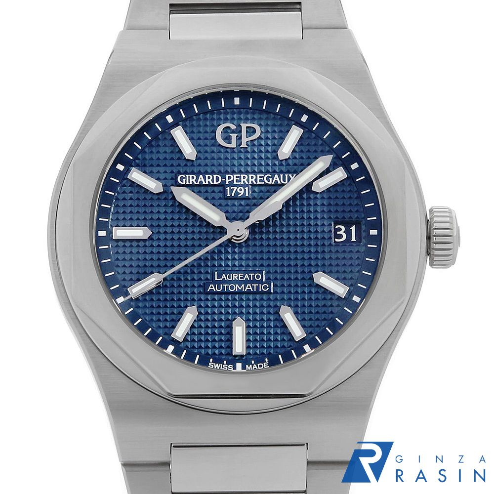 ジラールペルゴ ロレアート 42mm 81010-11-431-11A 中古 メンズ