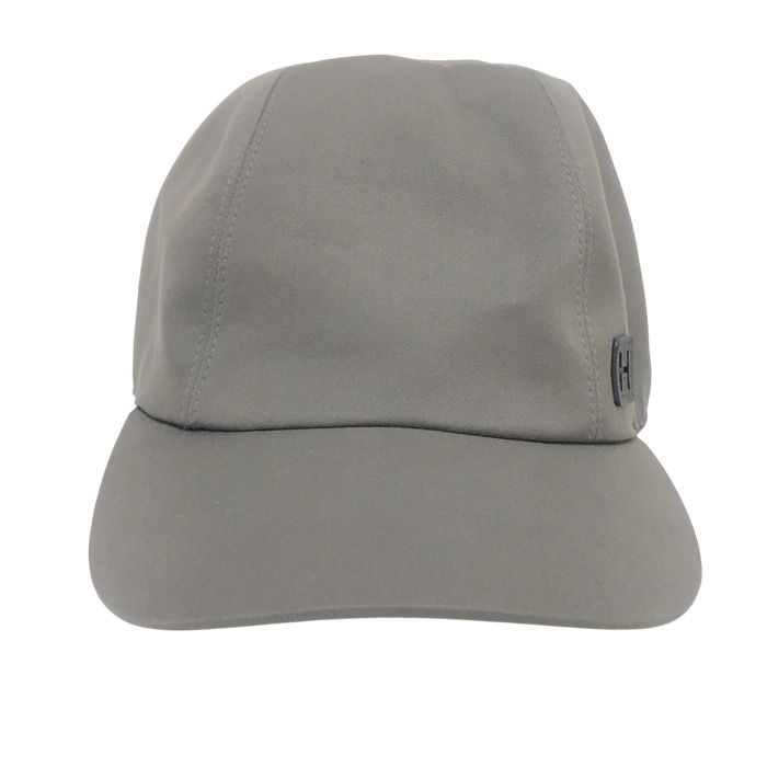 HERMES エルメス マイルス Hカット キャスケットキャップ 帽子 コットン グレー ユニセックス