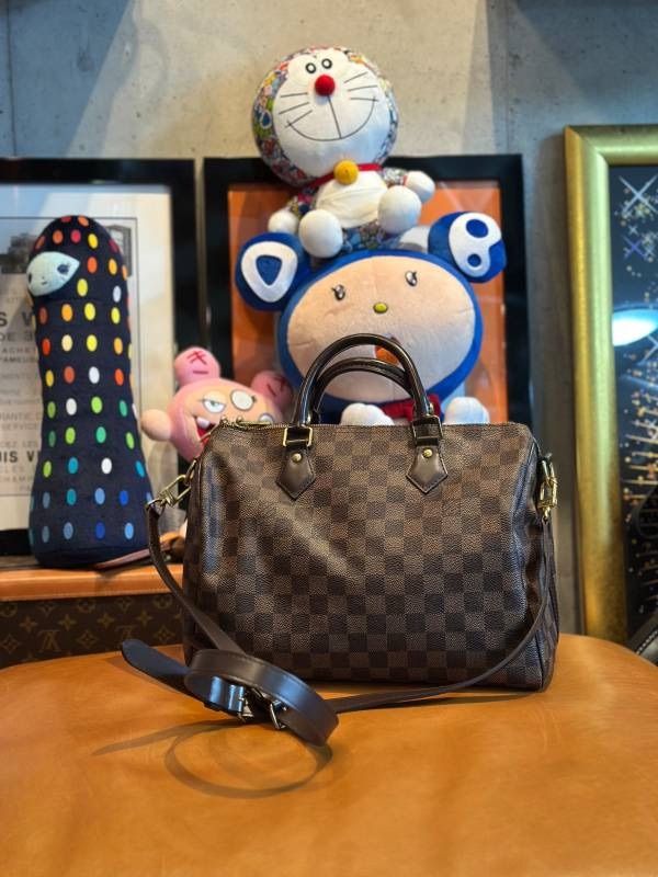 LOUIS VUITTON ルイヴィトン ダミエ スピーディ バンドリエール30 N41367 ハンドバッグ ミニボストンバッグ LVU2025010609