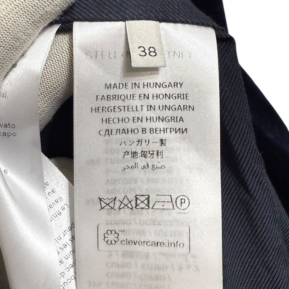 【美品/定価20万】ステラマッカートニー テーラードジャケット 羊毛 40 美品 STELLA McCARTNEY ステラマッカートニー ベルベット