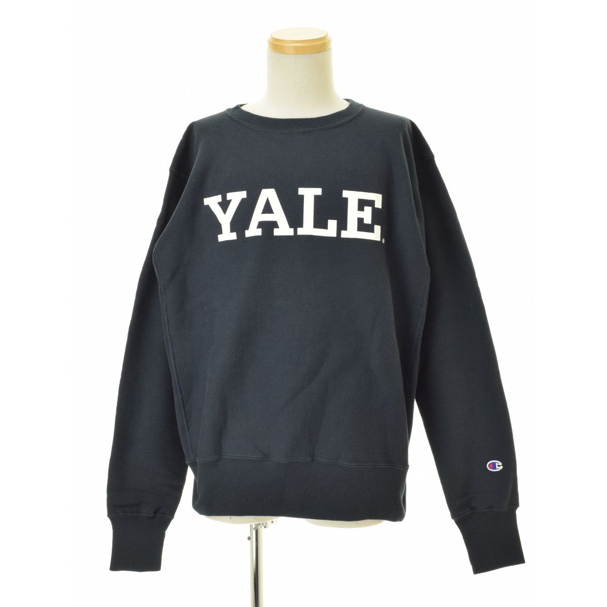 【CHAMPION】復刻赤タグ C5-U001 USA製 REVERSE WEAVERE リバースウィーブ YALE イェール大学長袖スウェット