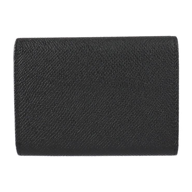 BVLGARI ブルガリ カードケース 30420 レザー ブラック シルバー金具