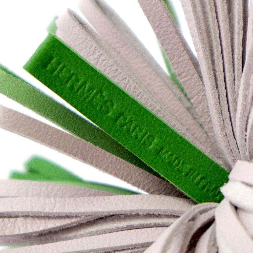 エルメス カルメン トリコロール トリプルカラー キーリング バッグ  