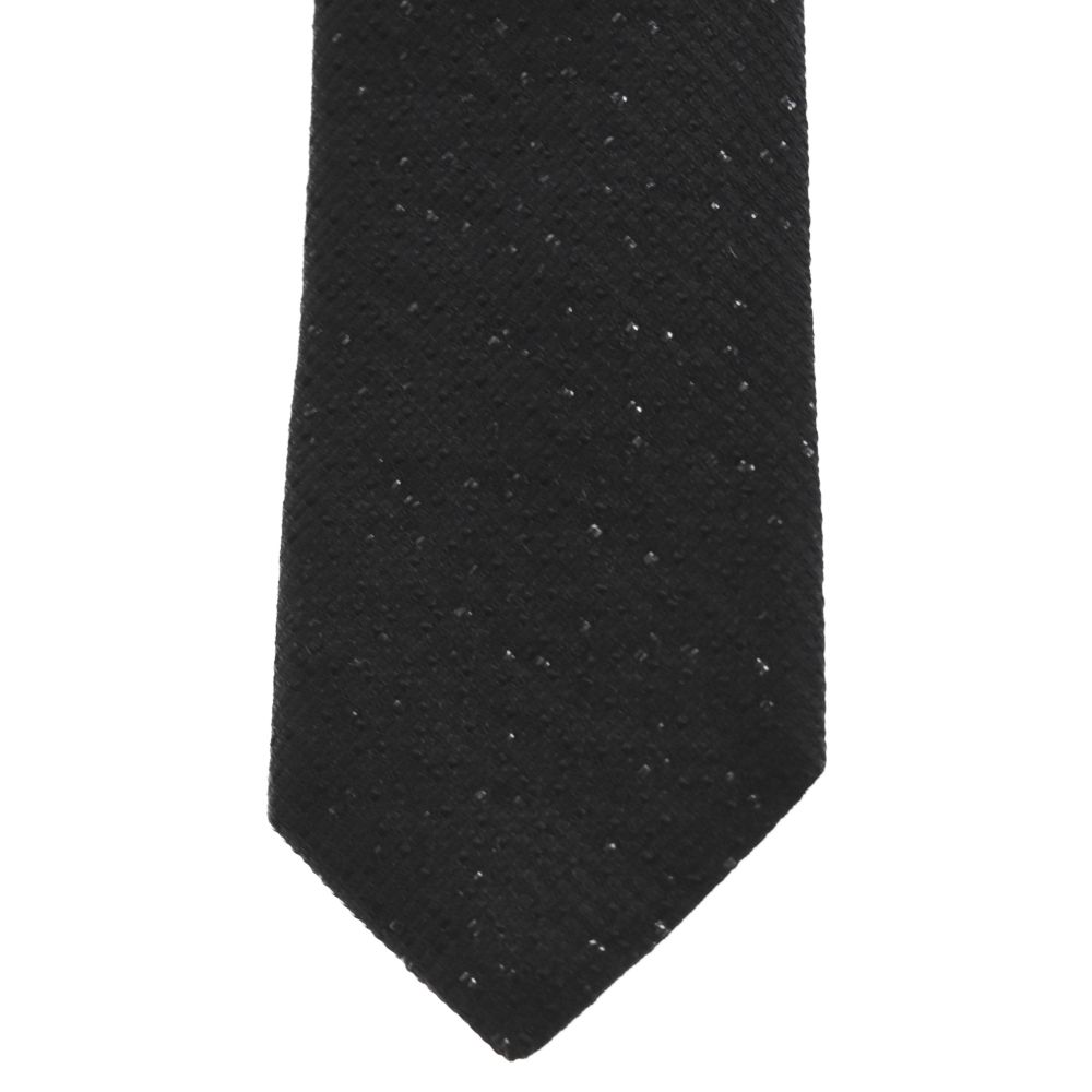 Saint Laurent Paris ネクタイ ナロータイ ソリッド ラメ Saint Laurent ラメネクタイ